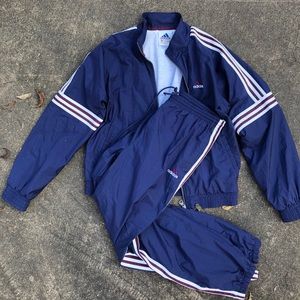 Vintage adidas tracksuit full set size medium